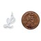 Sterling Silver Medium Script Initial Letter L Charm Jewerly 18mm x 8mm